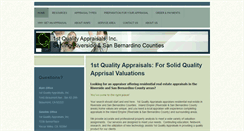 Desktop Screenshot of 1stqualityappraisals.com